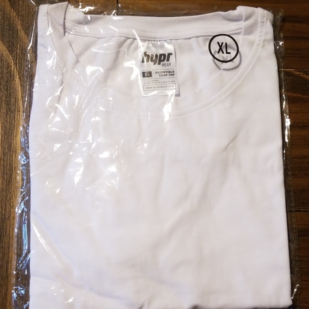 White Crop top women's